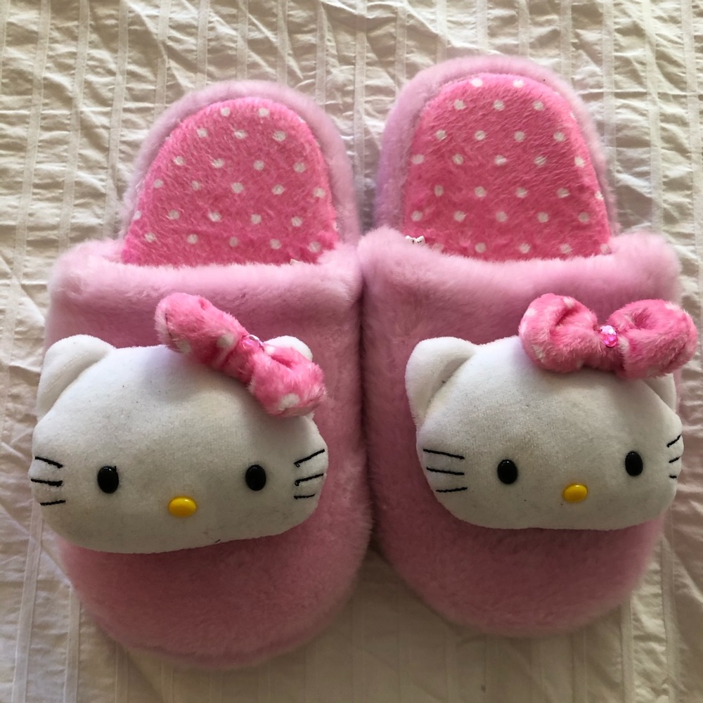 Hello Kitty Plush House Slippers